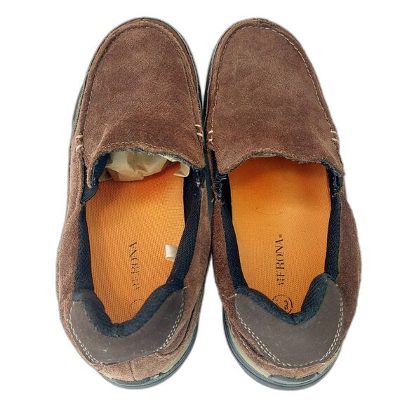 Men's Merona Brown Suede Slip-On Loafers Sz 8.5 - Picture 3 of 7